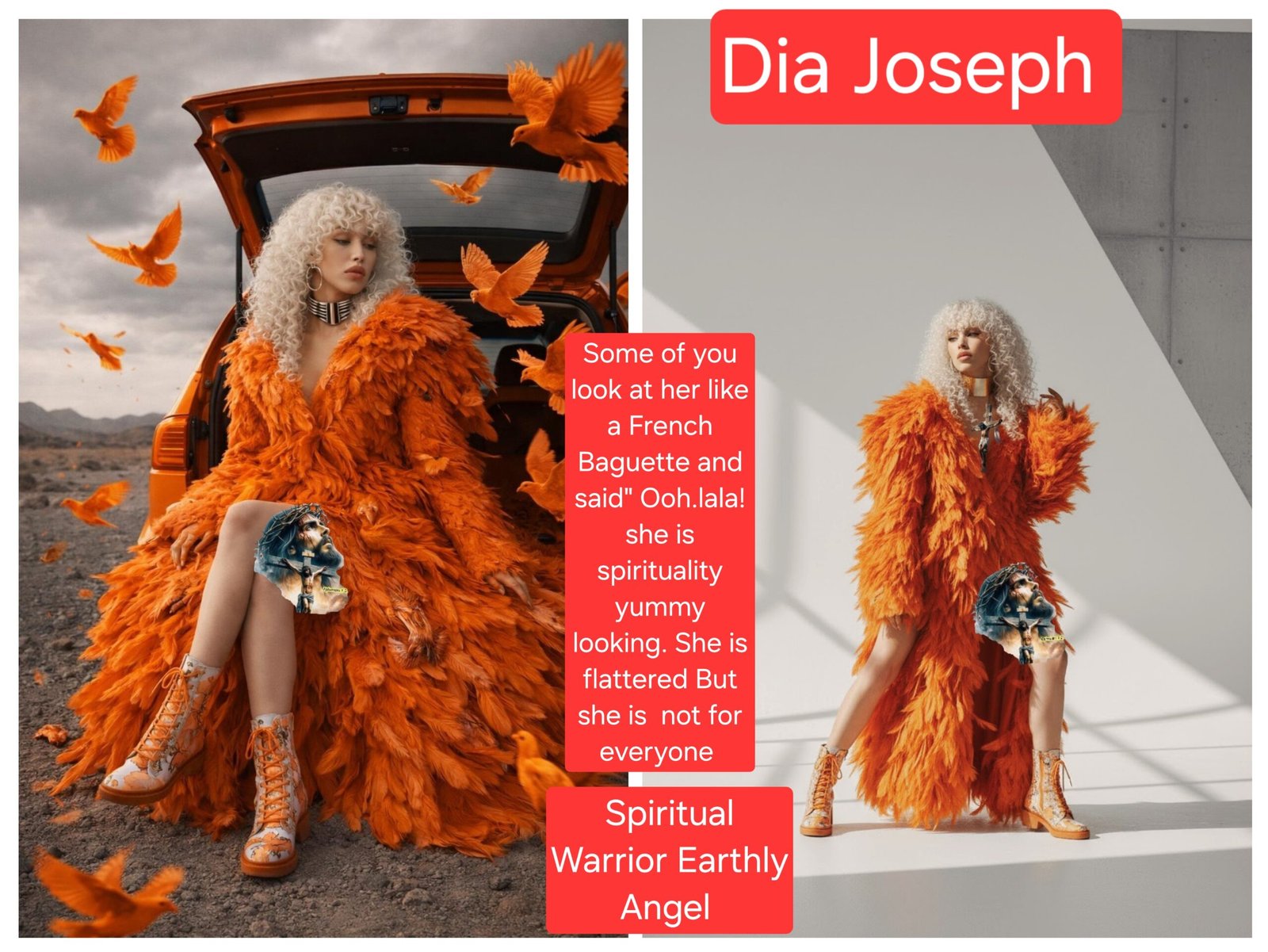 Dia Joseph doesn't belong to anyone. Except to God, Jesus and her Spiritual Soulmate