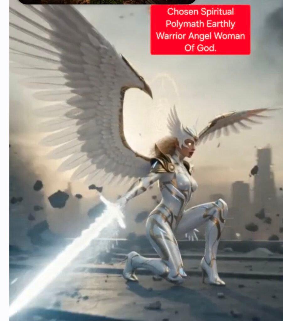 CHOSEN SPIRITUAL POLYMATH EARTHLY WARRIOR ANGEL WOMAN OF GOD.